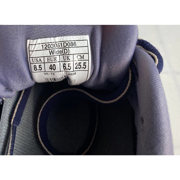 Brooks Ghost 12 Women Sz 8.5 Running Sneaker Shoe Granite/Peacoat/Peach Purple - Picture 6 of 6